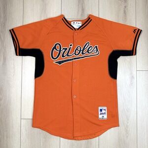 Majestic Baltimore Orioles Chris Davis #19 Youth XL Jersey Orange Black Cool Bas